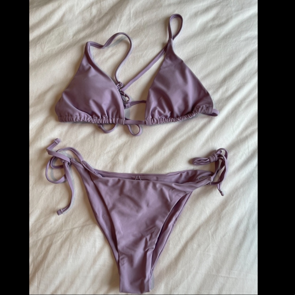 Lavender 2 pc bikini set -Size L
